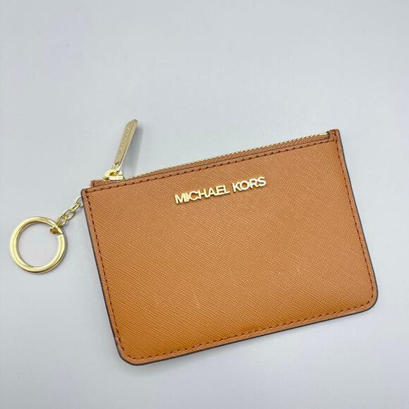 Michael Kors Tan Card Holder - Picture 1 of 8